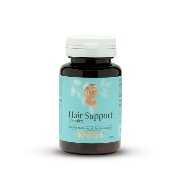 Hair Support Complex -- 60 tablete pentru sănătatea părului, pielii și unghiilor, Kotys