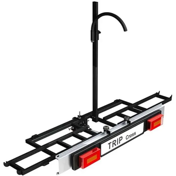Hakr Suport motocicleta, Hakr Cross Carrier HV1151, cu prindere pe carligul de remorcare, Negru