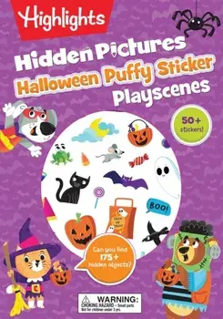 Halloween Puffy Sticker Playscenes, Paperback/***