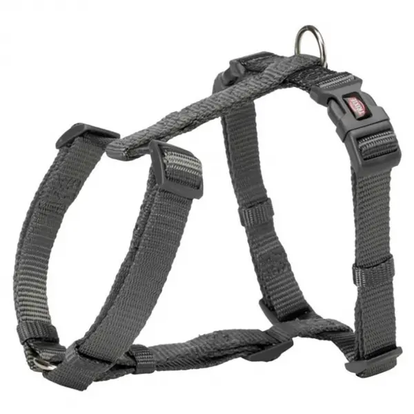 Ham pentru caini Premium XS-S 30-44 cm 10 mm gri grafit