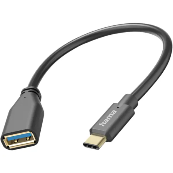 Hama Cablu adaptor USB C-USB A Hama, negru