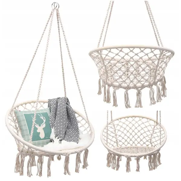 Hamac cocon - scaun suspendabil, Crem
