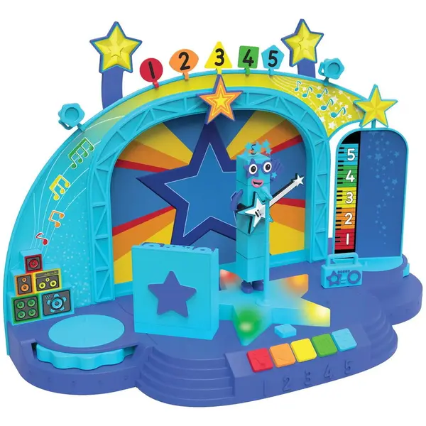 Hand2Mind Joc de rol Hand2Mind, Numberblocks® - Spectacolul lui Cinci, set de joaca muzicala interactiva, 3 ani+
