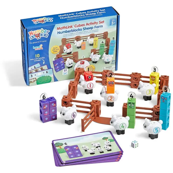 Hand2Mind MathLink®Cubes Numberblocks - Ferma oitelor