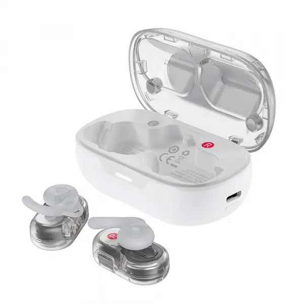 Handsfree Bluetooth Acefast Acefit Neo, TWS, Alb