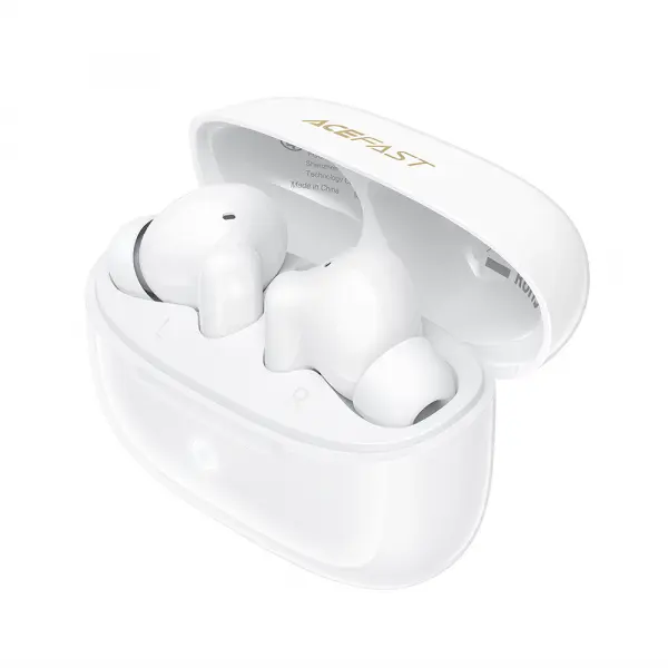 Handsfree Bluetooth Acefast W7, TWS, Alb