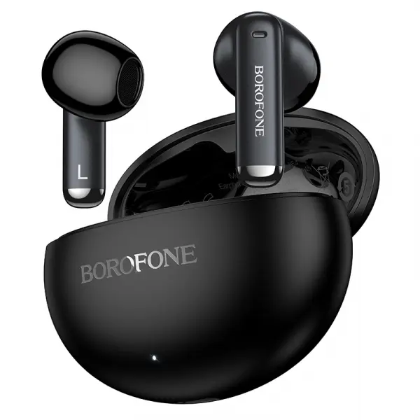 Handsfree Bluetooth Borofone FQ12 Nice, TWS, Negru