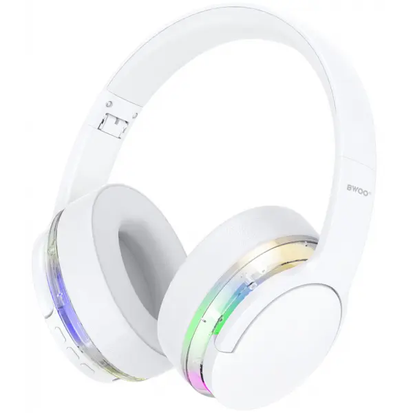 Handsfree Bluetooth BWOO BO-BW587, A2DP, ANC, Alb