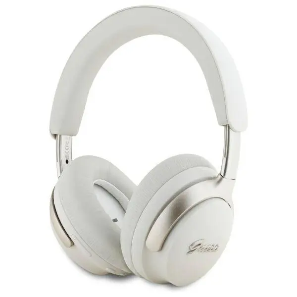 Handsfree Bluetooth Guess Metal Script Logo, A2DP, ANC, Bej