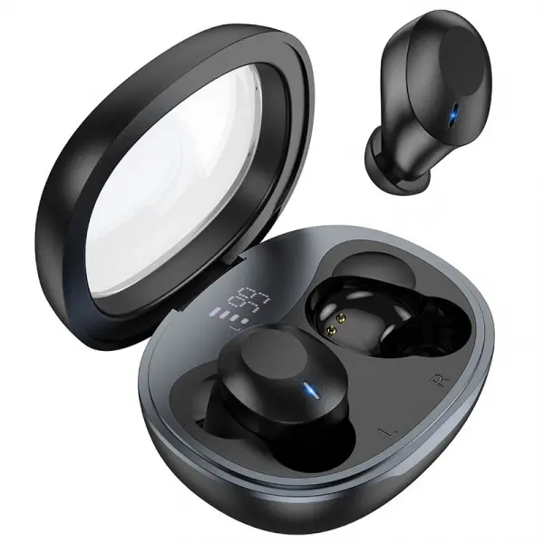 Handsfree Bluetooth HOCO EQ3, TWS, Negru