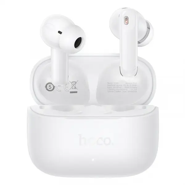 Handsfree Bluetooth HOCO EQ30, TWS, Alb