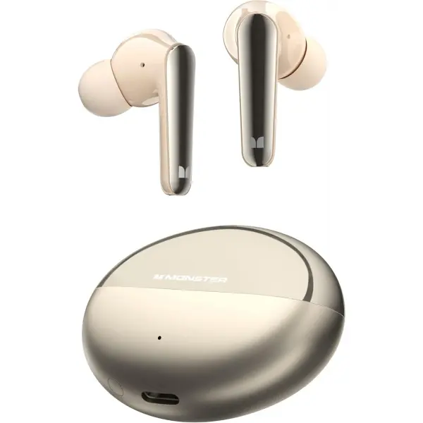 Handsfree Bluetooth Monster N-Lite 203 AirLinks, TWS, Auriu