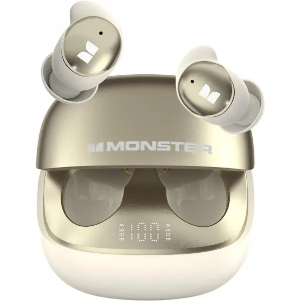 Handsfree Bluetooth Monster Sleep Ear200, TWS, ANC, Auriu