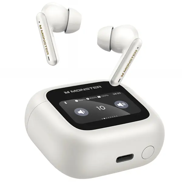 Handsfree Bluetooth Monster TH300, TWS, Alb
