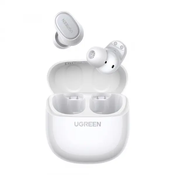 Handsfree Bluetooth UGREEN Dots (75627), TWS, MultiPoint, Alb