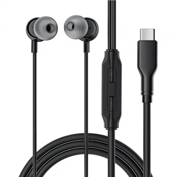 Handsfree USB-C Acefast L8, Negru