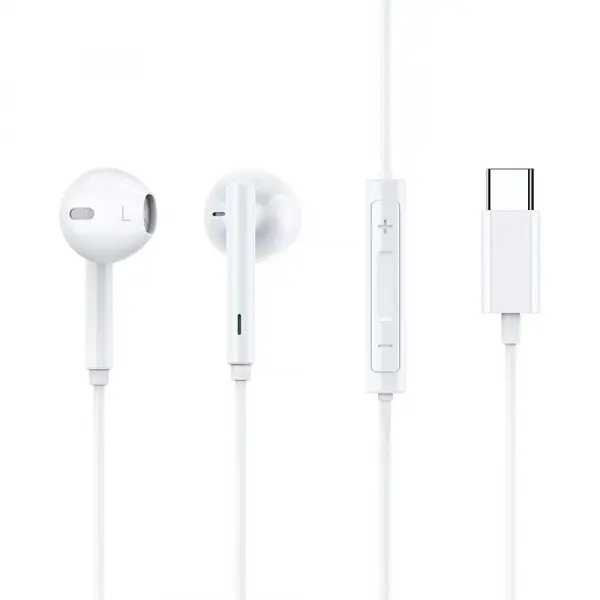 Handsfree USB-C McDodo HP-7500, Alb