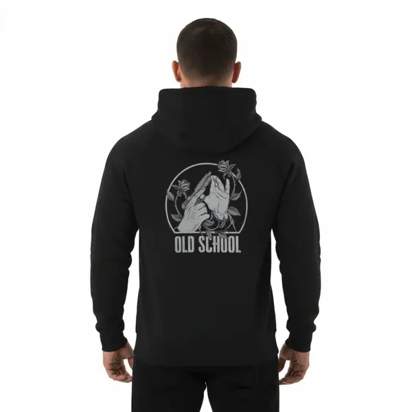 Hanorac army Helikon-Tex® Old School Fullzip negru - S
