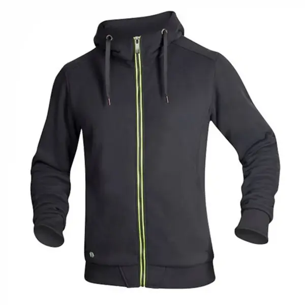 Hanorac barbati negru cu gluga, 65% bumbac, Ardon M003 3XL, NEGRU