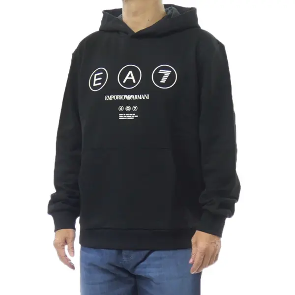 Hanorac EA7 TRAIN LOGO SERIES M HOODIE RN COFT WRITINGS