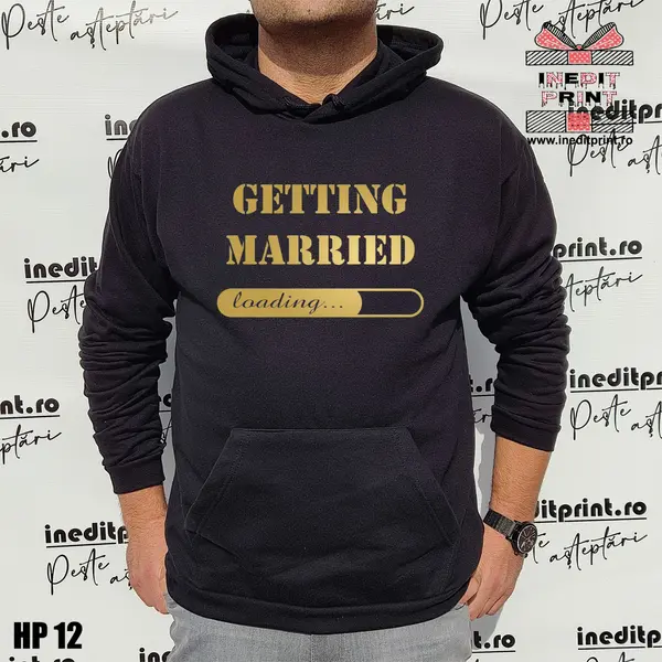 Hanorac Getting married HP12 XS, Negru