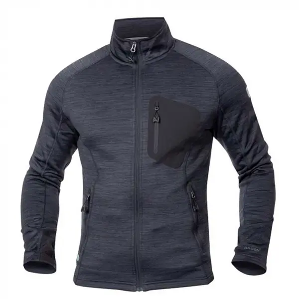 Hanorac gri inchis fara gluga, 95% poliester, Ardon Breeffidry XS, GRI