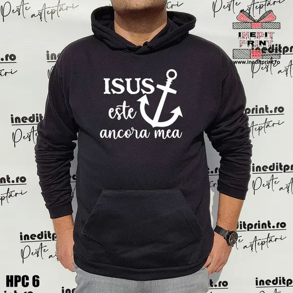 Hanorac Isus este ancora mea HPC6 2XL, Gri
