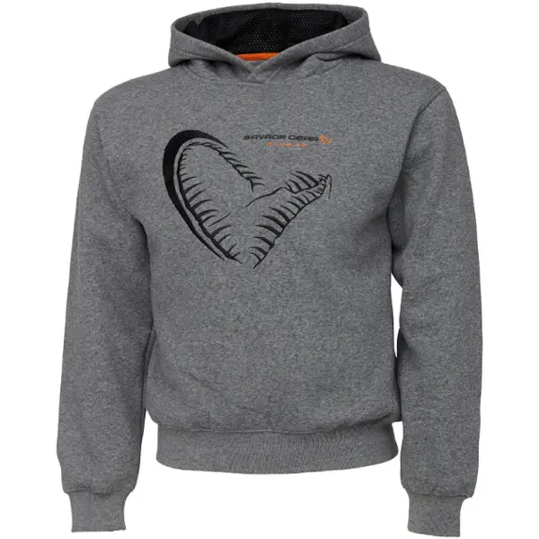 Hanorac Junior Jaw Grey Melange 12-14 Ani