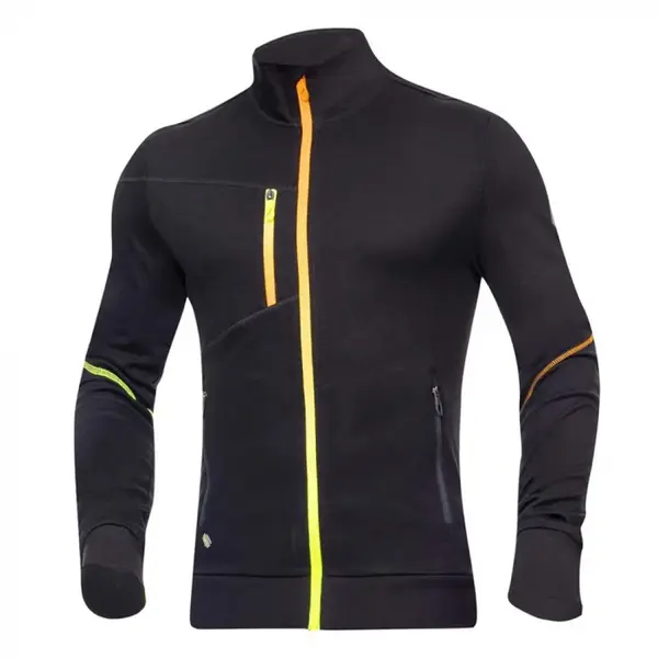 Hanorac negru fara gluga de lucru, Ardon CREATRON S, NEGRU-NEON