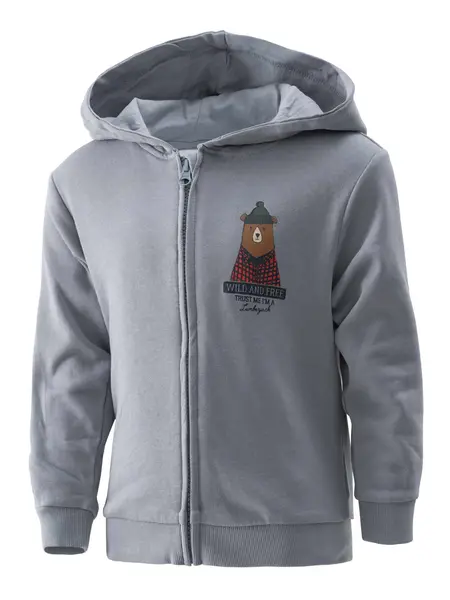 Hanorac Nmmvoltinus Nreg Sweat Card Wh Bru