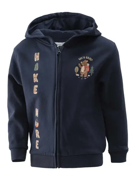 Hanorac Nmmvoltinus Nreg Sweat Card Wh Bru