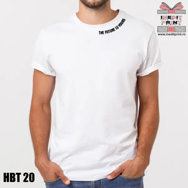 Hanorac, Tricou sau Bluza HBT20 M, Tricou alb
