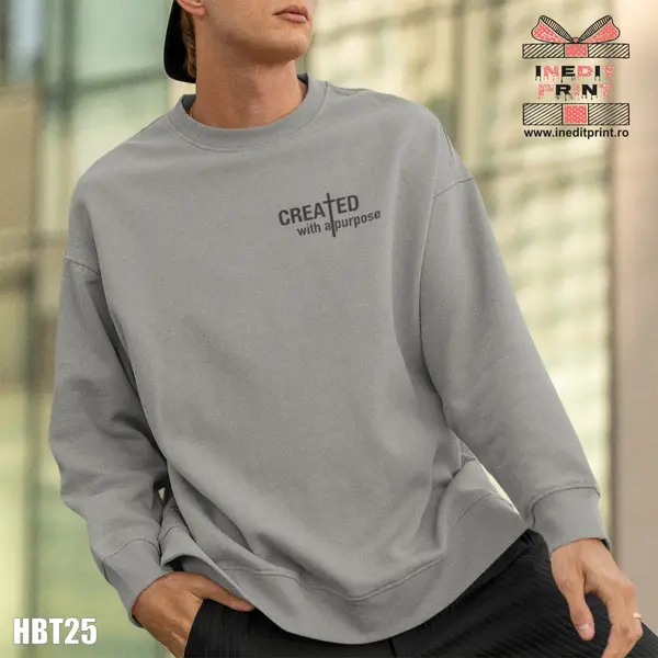 Hanorac, Tricou sau Bluza HBT25 7-8 ani, Hanorac gri