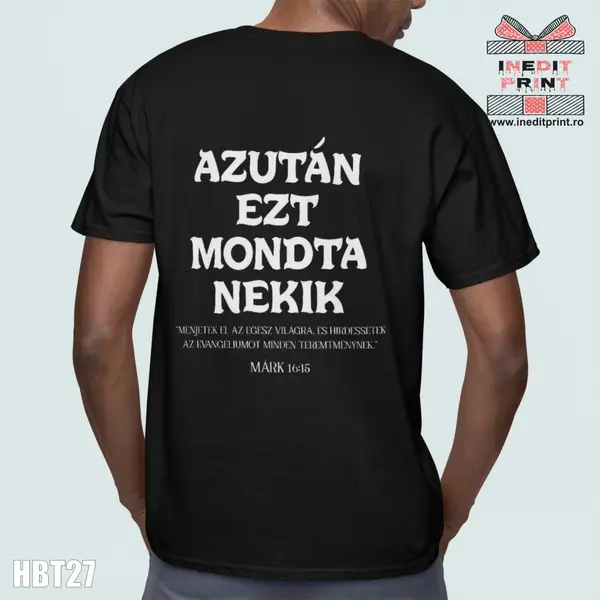 Hanorac, Tricou sau Bluza HBT27 M, Tricou negru