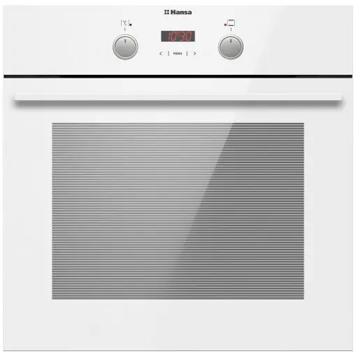 hansa Cuptor incorporabil Hansa BOEW68465, 65L, electric, 8 functii, Grill, Butoane push-pull, Display LED, sticla alba