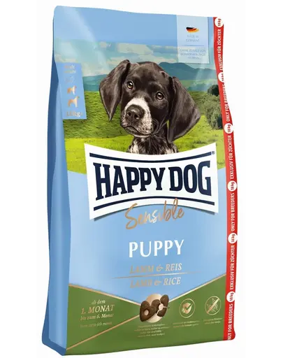 HAPPY DOG Profi Sensible Puppy miel și orez hrană uscată căței 18 kg