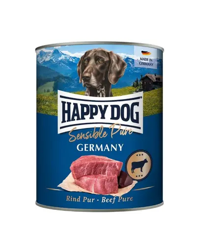 HAPPY DOG Sensible Pure Germany Hrană umedă pentru câini cu carne de vită 800 g