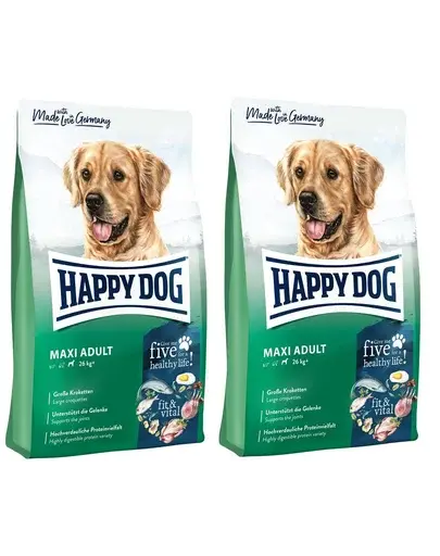 HAPPY DOG Supreme Fit&Vital Maxi Adult hrana uscata caini adulti de talie mare 2 x 14 kg ( 28kg )