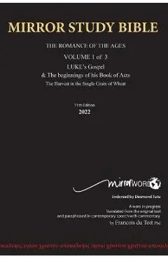 Hard Cover 11th Edition MIRROR STUDY BIBLE VOLUME 1 OF 3: Hard Cover Dr. Luke's brilliant account of the Life of Jesus & the beginnings of The Acts of - Francois Du Toit