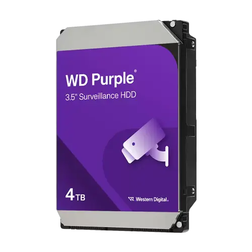 Hard disk 4TB pentru supraveghere 24/7, Western Digital Purple WD44PURZ