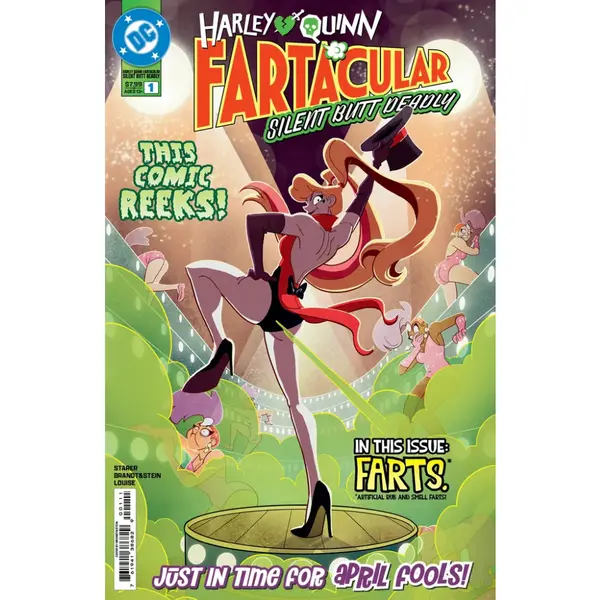 Harley Quinn Fartacular Silent Butt Deadly 01 - Coperta A