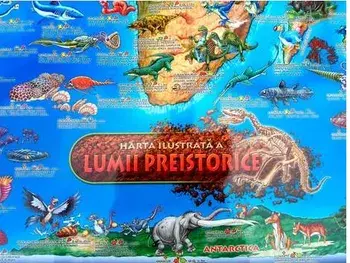 Harta ilustrata a lumii preistorice/***