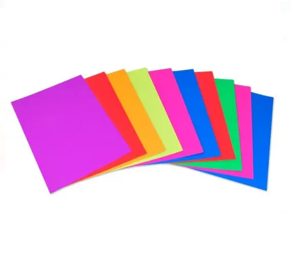 Hartie colorata A4, 10 coli,10 culori