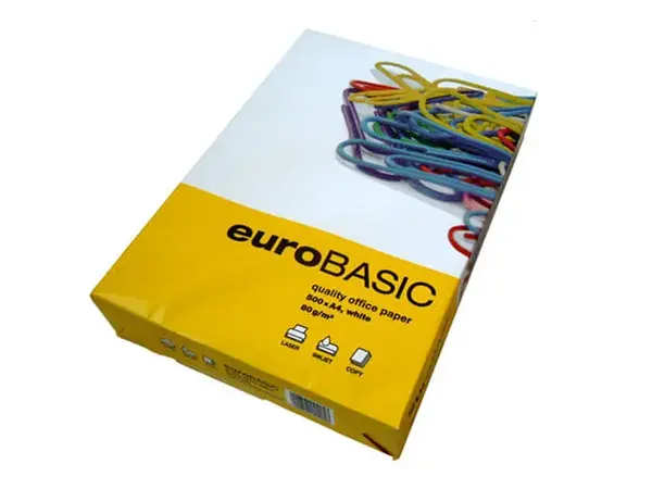 Hartie copiator A4 80g/mp Euro Basic 500coli/top 5 top/cutie Hartie copiator A4 80g/mp Euro Basic 500coli/top 5 top/cutie