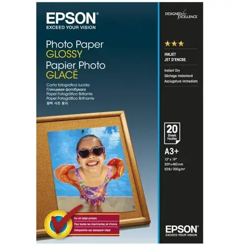 Hartie foto Epson S042535, dimensiune A3+, 20 coli