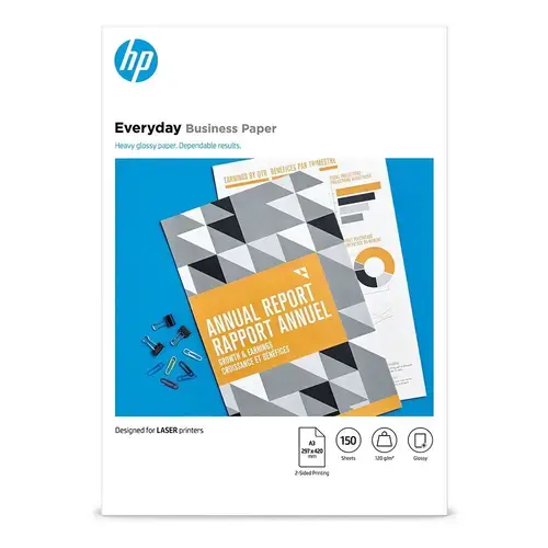 Hartie foto lucioasa HP Everyday Business 120 g A3, 150 buc, hartie foto