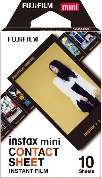 Hârtie fotografică Fujifilm - Contact Sheet, Instax mini, 10 buc