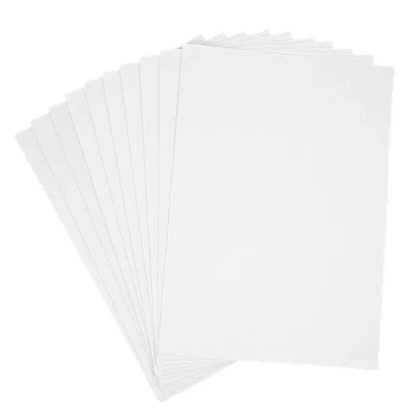 Hartie gumata A4 pentru activitati crafts,alb,grosime 1.3 mm, 10 coli set