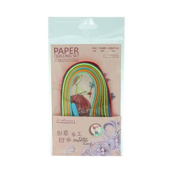 Hartie quilling 6A 280 mm, culori diverse , set 150 bucati + ac quilling