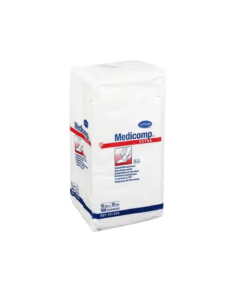 Hartmann Medicomp Extra comprese nesterile 10 cm X 10 cm 100 bucati